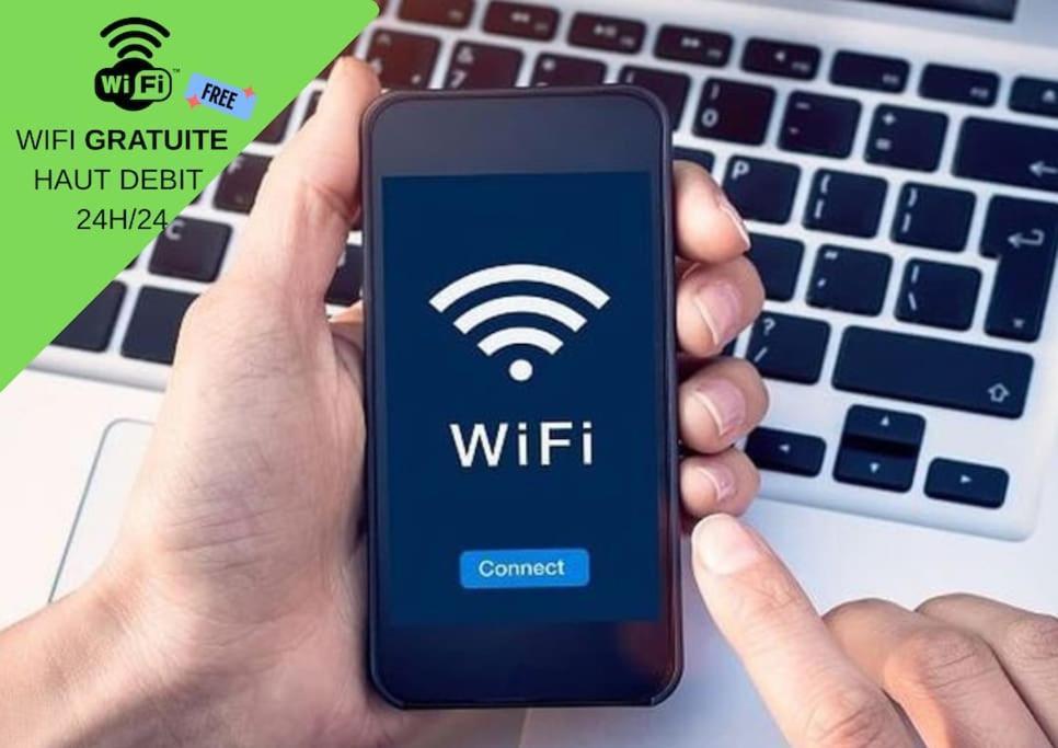 Cosy T2 Wifi Parking Proche Gare Centre Ville Saint-Quentin  Eksteriør billede