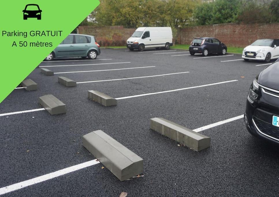 Cosy T2 Wifi Parking Proche Gare Centre Ville Saint-Quentin  Eksteriør billede